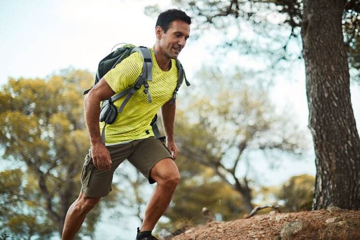 an active and fit man